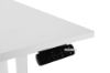 Picture of UP1 L-SHAPE Adjustable Height Desk (White Top White Base) - 605-1245mm (150 Top)