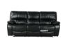 Picture of PASADENA RECLINING SOFA RANGE IN AIR LEATHER *BLACK