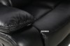 Picture of [FLOOR MODEL CLEARANCE] PASADENA Air Leather 2 Seater Reclining Sofa with Storage Console & Cup Holders & Drawer & LED Light (Black)
