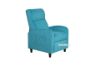 Picture of AMINAH Push Back Reclining Velvet Chair *Blue