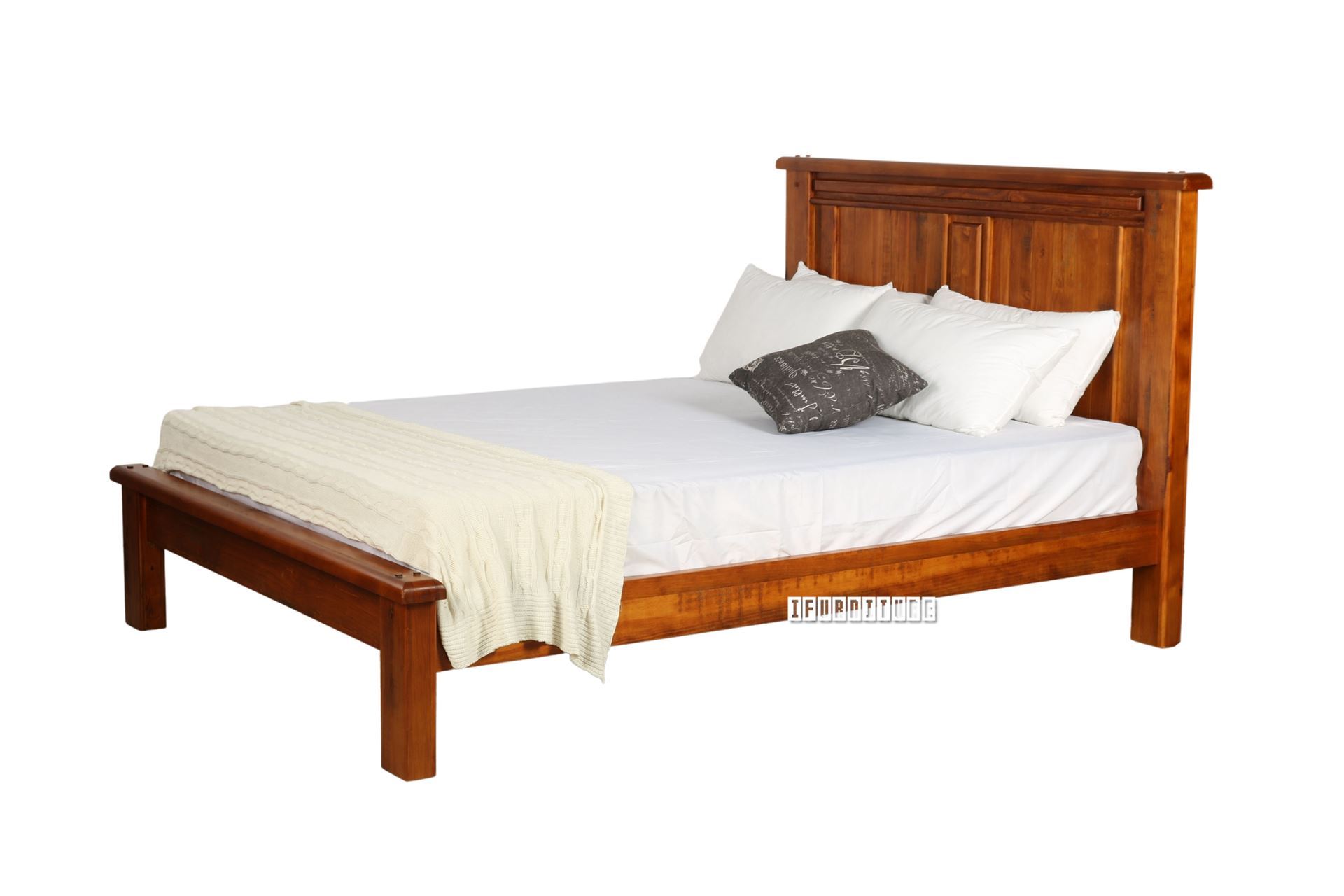RIVERWOOD Bed Frame in Queen/King/Super King (Rustic Pine)