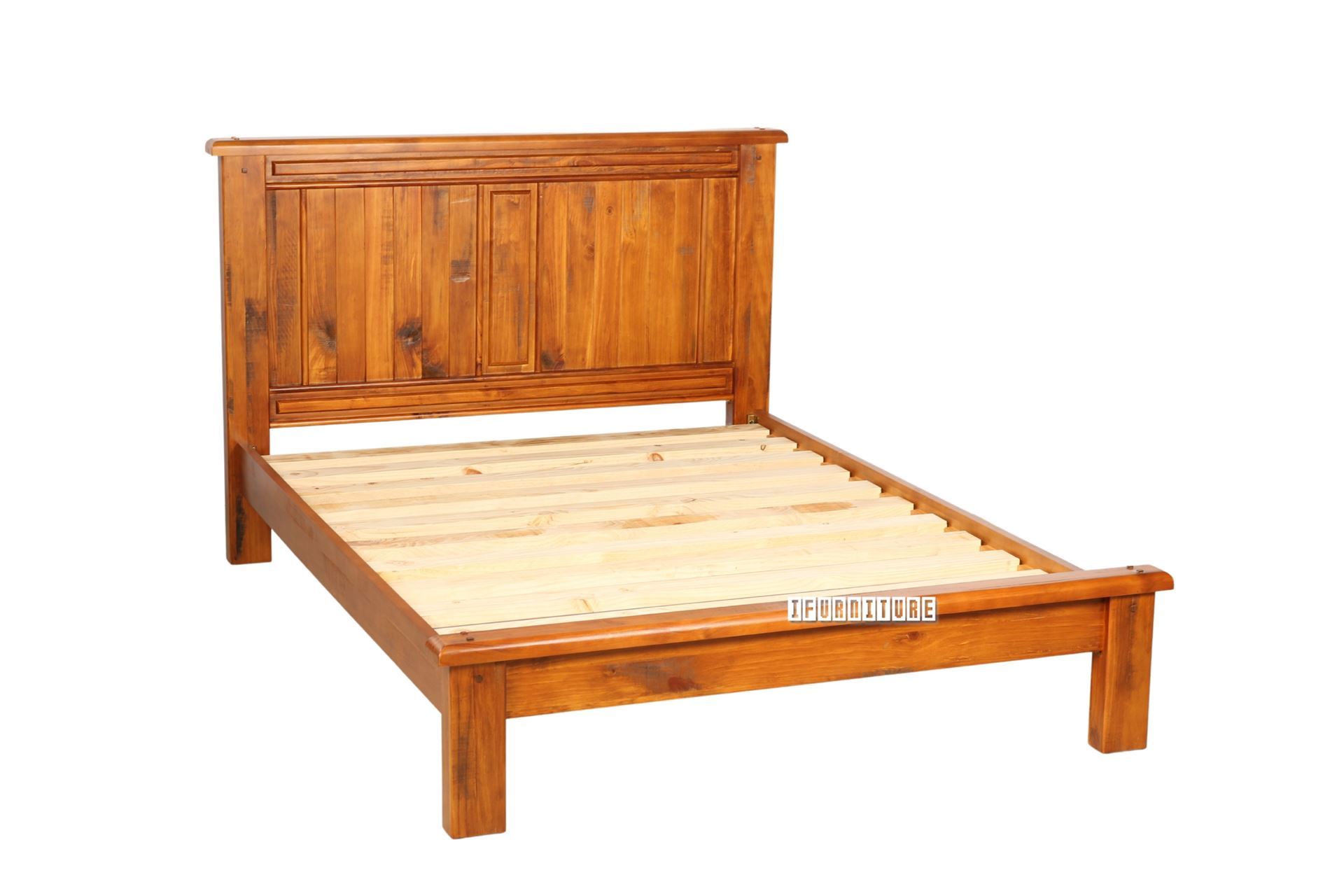RIVERWOOD Bed Frame in Queen/King/Super King (Rustic Pine)