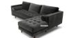 Picture of FAVERSHAM Fabric Sectional Sofa *Grey Velvet