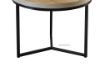 Picture of HENMAN 50 Round Side Table *Oak and Black