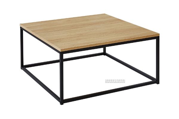 Picture of HENMAN 85 Square Coffee Table *Oak and Black