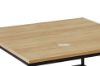 Picture of HENMAN 85 Square Coffee Table *Oak and Black