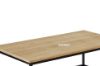 Picture of HENMAN 110 Rectangle Tabletop and Leg Coffee Table *Oak and Black