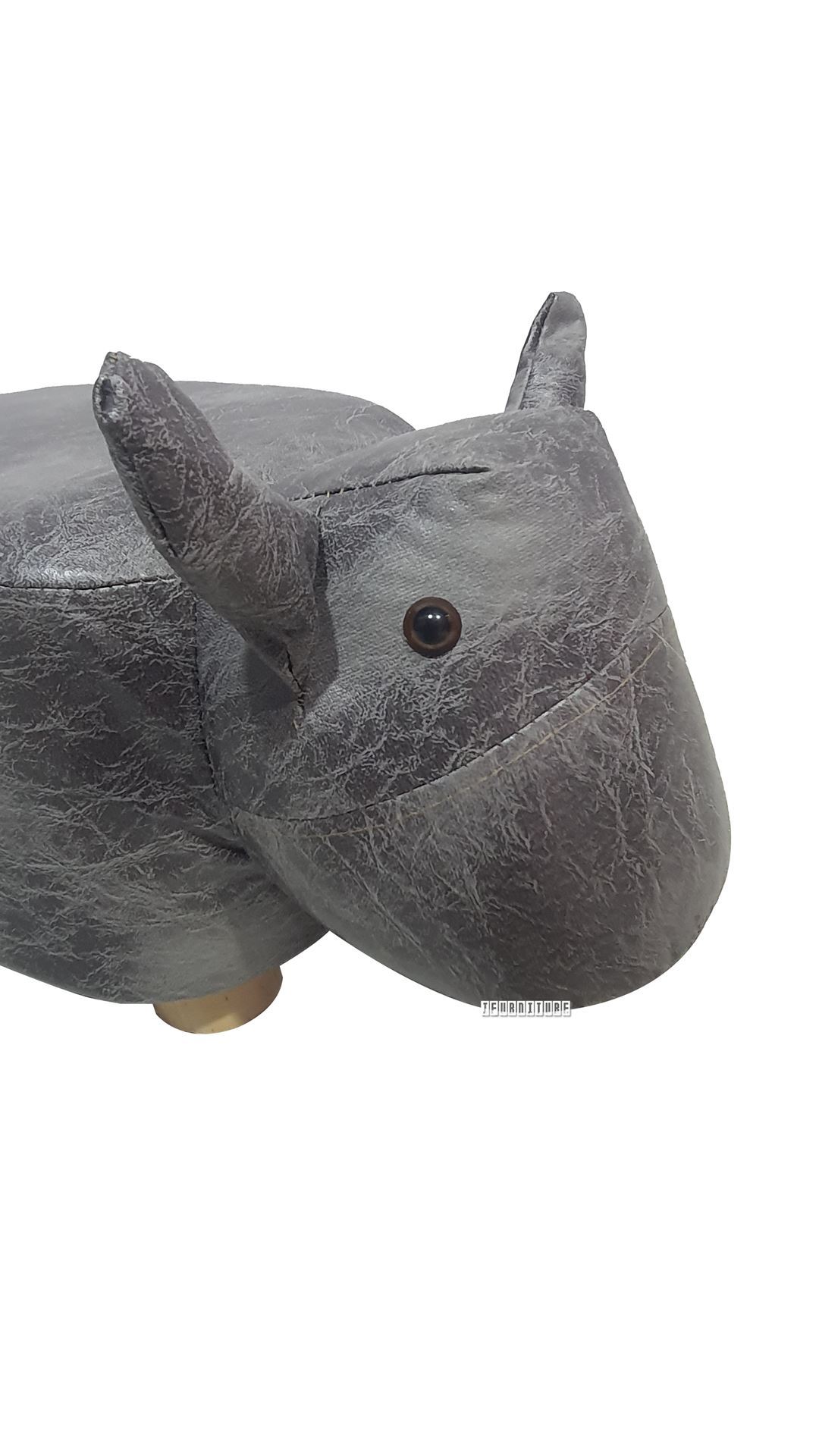 ANIMAL Big Hardwood Ottoman (Buffalo)