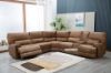 Picture of STARC Modular Power Recliner Sectional Sofa with Console (Air Leather in Sandstone Colour)