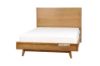 Picture of RETRO Oak Bed Frame in Queen/Super King Size (Maple Colour)