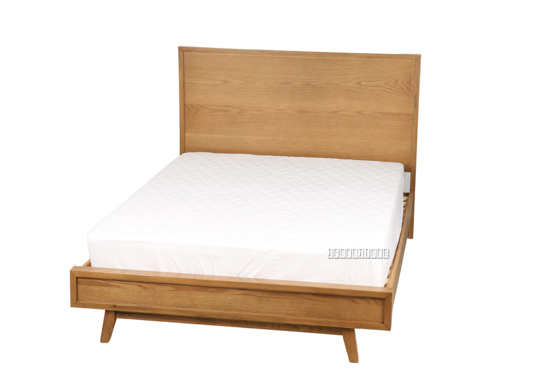 RETRO Oak Bed Frame in Queen/SUPER King Size *Maple
