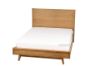 Picture of RETRO Oak Bed Frame in Queen/Super King Size (Maple Colour)