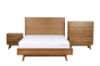 Picture of RETRO Oak Bed Frame in Queen/Super King Size (Maple Colour)