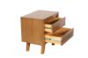 Picture of RETRO 2 Drawer Oak Bedside (Maple)