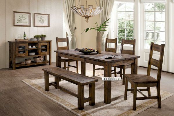 Picture of VENTURA 180 6PC Oak Dining Set