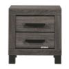 Picture of ROMNEY 2-Drawer Bedside Table (Grey)