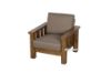 Picture of VENTURA 3/2/1 Seater Oak Sofa Range (Light Brown)