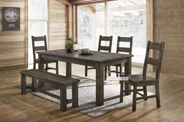 Picture of HEMSWORTH 180 6PCS Solid Timber & Veneer Dining Set