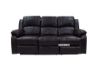 Picture of DOCKLAND Air Leather Reclining Sofa Range (Dark Brown)