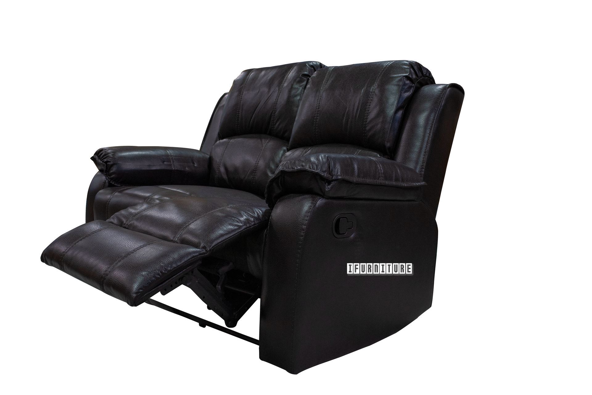 DOCKLAND Air Leather Reclining Sofa Range (Dark Brown)