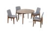 Picture of EDEN 120 Round 5PC Dining Set (Light Grey)