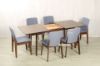 Picture of EDEN 150-194 Extension 7PC Dining Set (Light Grey)