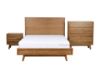 Picture of RETRO 4PC Oak Bedroom Combo in Queen/Super King Size (Maple Colour)