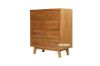 Picture of RETRO 4PC Oak Bedroom Combo in Queen/Super King Size (Maple Colour)