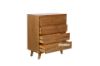 Picture of RETRO 4PC Oak Bedroom Combo in Queen/Super King Size (Maple Colour)