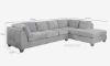 Picture of NEWTON Fabric Sectional Sofa (Light Grey)