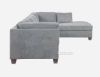 Picture of NEWTON Fabric Sectional Sofa (Light Grey) - Facing Left without Ottoman