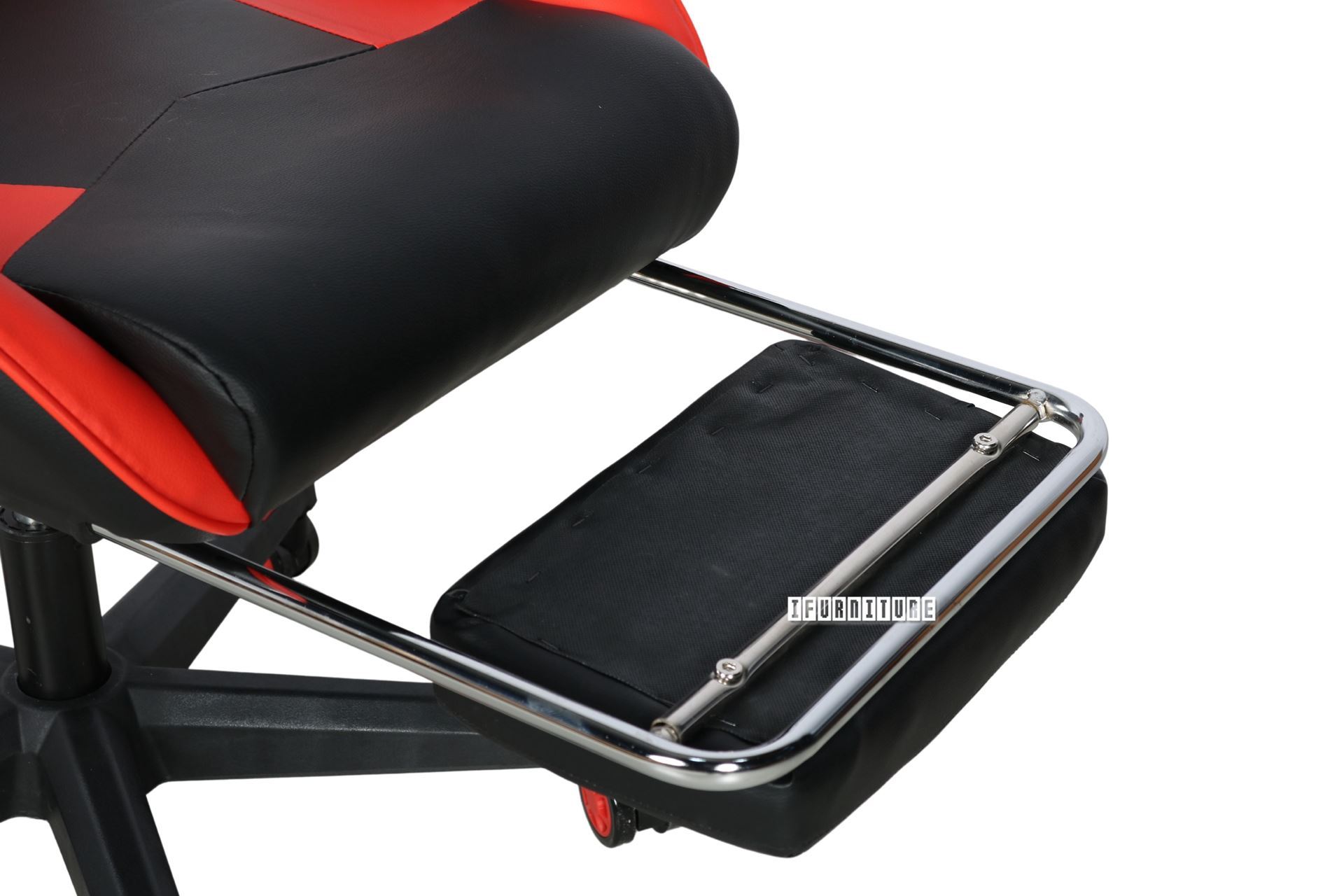 IRONMAN PLUS 0302F Reclining Gaming Office Chair with Footrest *Red