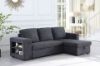 Picture of LUCENA Reversible Sectional Sofa Bed with Storage (Dark Grey)