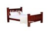 Picture of COTTAGE HILL Solid Pine Bed Frame in Queen Size (Wine Red)