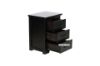 Picture of SYDNEY 3DRW Solid Pine Bedside Table *Dark Chocolate
