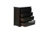 Picture of SYDNEY 3PC/4PC Bedroom Combo in Queen Size (Dark Chocolate Solid Pine)