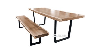 Picture of TASMAN Solid NZ Pine Bench (Live Edge) - 1.6M