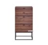 Picture of PARKER 4 DRW Tallboy with Metal Legs *Walnut
