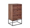 Picture of PARKER 4 DRW Tallboy with Metal Legs *Walnut