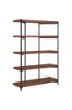 Picture of RUTLAND 166 Bookshelf With Metal Frame (Walnut)