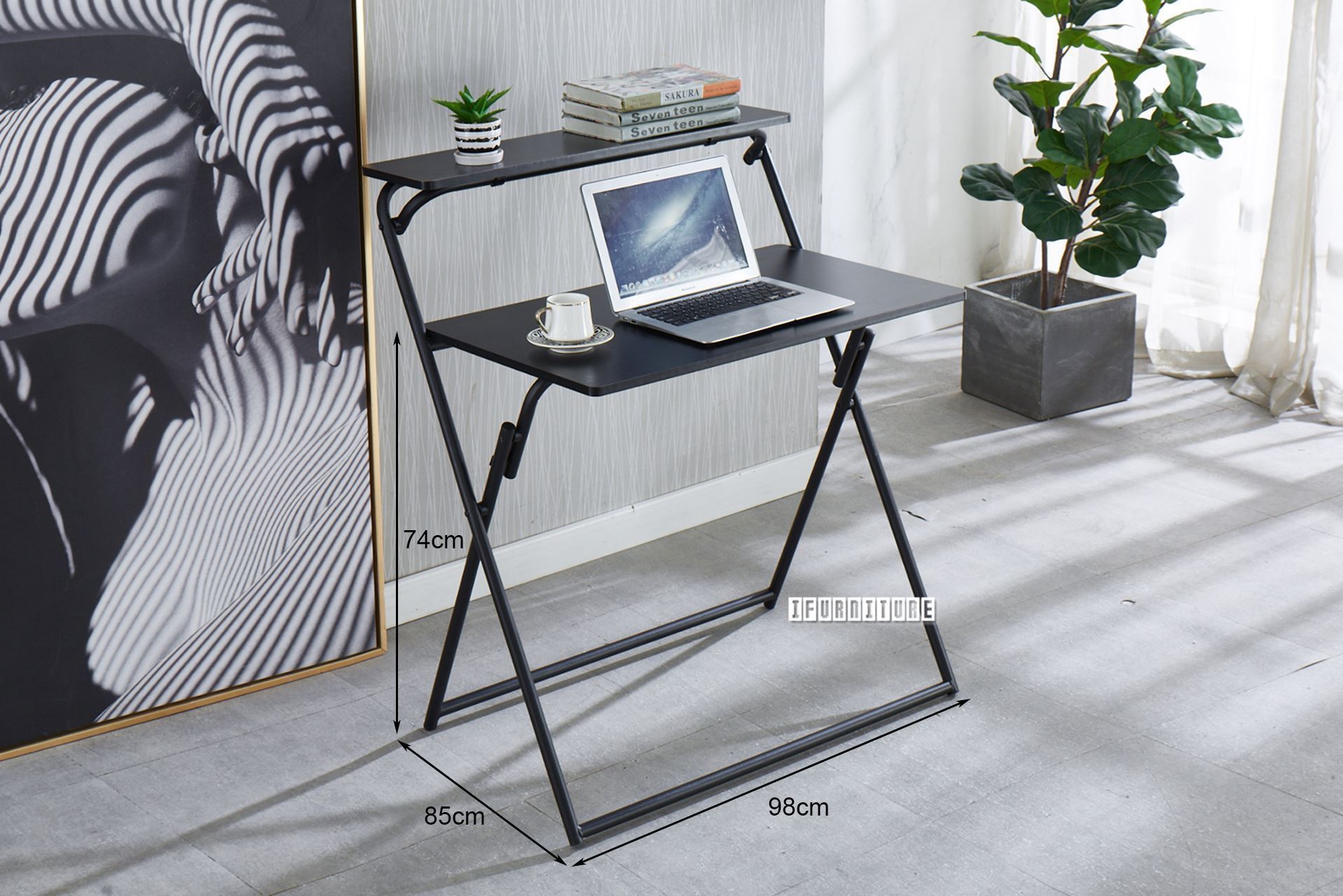 VIVA Foldable Writing Desk *Black