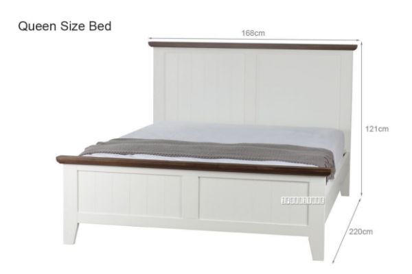 Picture of CAROL Bed Frame in Double/Queen/King/Super King (Acacia Wood)