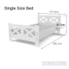 Picture of LEGARE COTTAGE Single Size Toddler Bed By Legaré (Tool Free)