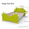 Picture of LEGARE FROG Toddler Bed Frame By Legaré in Single Size (Tool Free Installation)