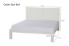 Picture of METRO Pine Bed Frame Single/King Single/Double/Queen Size (White)