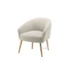 Picture of GADDY Velvet Accent Chair (Beige)