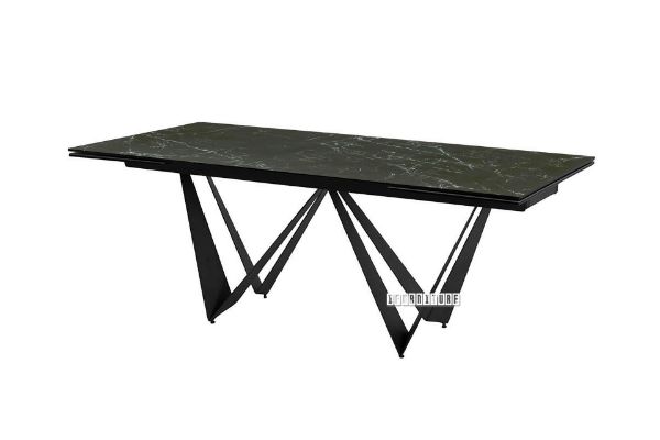 Picture of LIBERTY 200-300 Extension Ceramic Marble Dining Table *Black