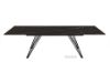 Picture of RANGER 160-240 Extension Ceramic Marble Dining Table (Matt Golden Black)