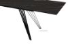 Picture of RANGER 160-240 Extension Ceramic Marble Dining Table (Matt Golden Black)