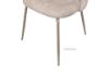 Picture of LANCER Velvet Fabric Dining Chair (Beige)